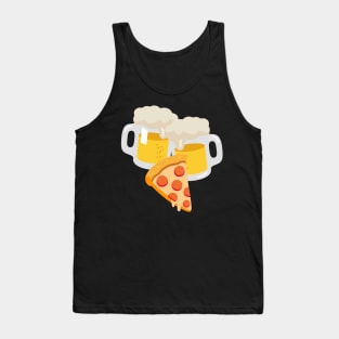 Beer and pizza Tank Top